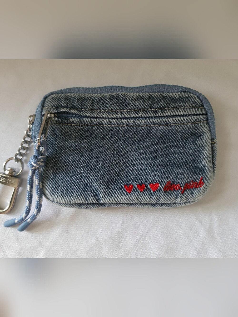 Victoria's Secret PINK Denim Card Wallet